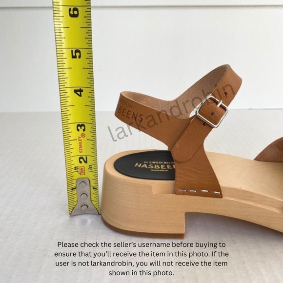 NEW Swedish Hasbeens New Covered Sandal Clog Nature 36 - Picture 11 of 14